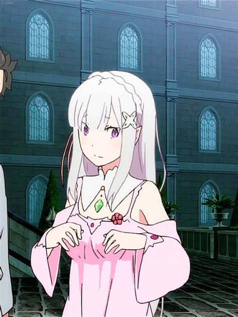 Emilia (エミリア) is the main heroine of the Re:Zero kara Hajimeru Isekai Seikatsu series. She is a half-elf and a candidate to become the 42nd King of the Dragon Kingdom of Lugunica in the Royal Selection. Emilia is a beautiful half-elf with long silver hair and purple-blue eyes. She wears a white and purple outfit along with a white flower in her hair. Although she appears to be in her ... 